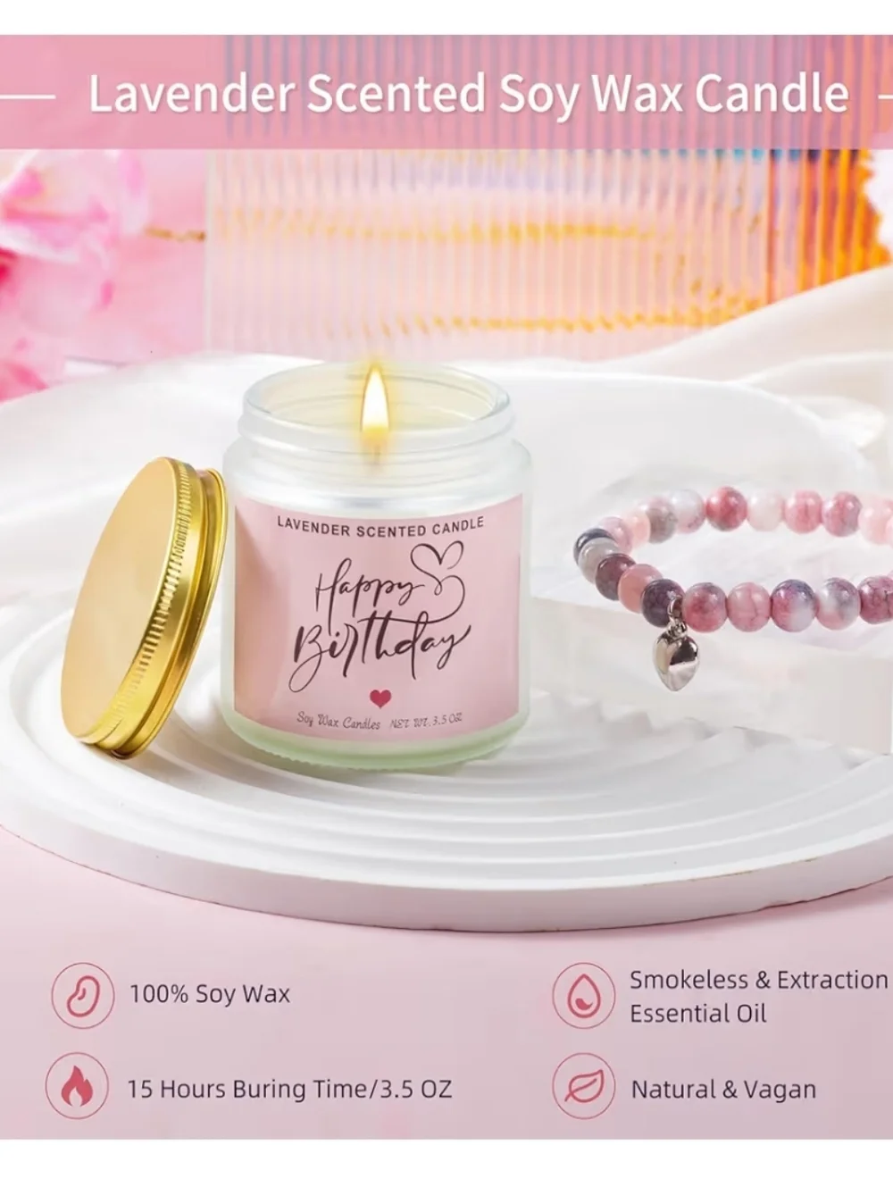 Pink Birthday Gift Set - Happy Birthday Party Supplies‎